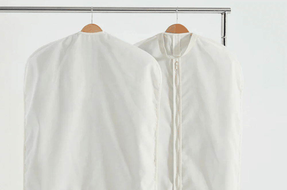 how to store dry-cleaned clothes