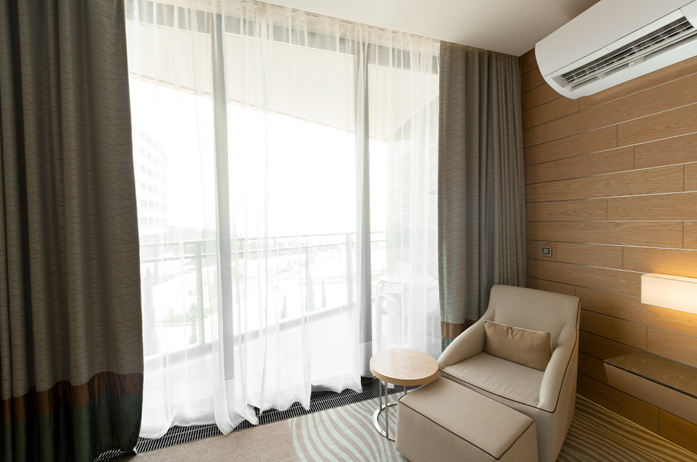 curtains get dusty in condo